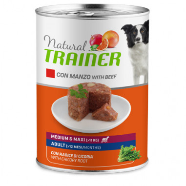 NATURAL TRAINER adult manzo 400 G Miglior Prezzo