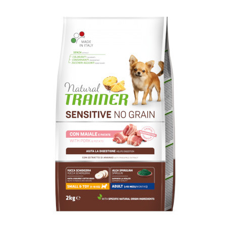 NATURAL TRAINER dog small pork and potatoes 800 G, shop Online