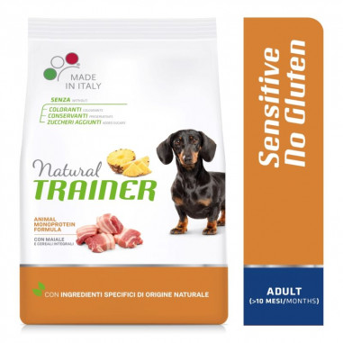 NATURAL TRAINER dog small pork and cereals 2 KG, shop Online
