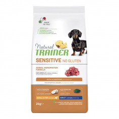 TRAINER NATURAL CANE SENSITIVE SMALL/TOY ADULT AGNELLO 2KG