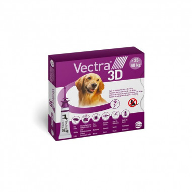 Vectra 3D Cane 25/40 kg (3pipette) Antiparassitario Miglior