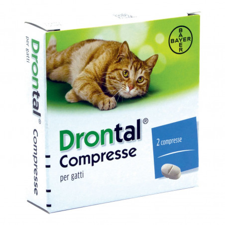 Drontal tablets for cats 2 tablets, shop Online