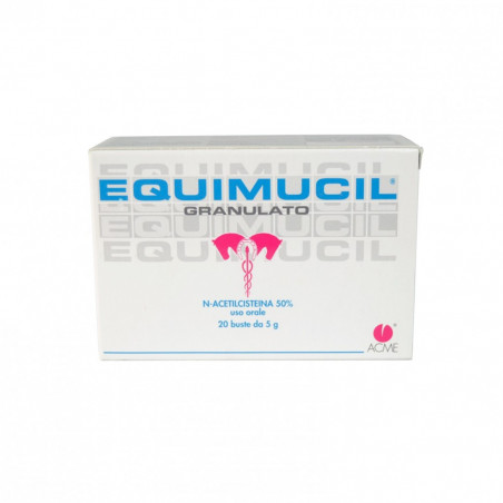 EQUIMUCIL GRANULATO (20 buste da 5 gr) Mucolitico per equini