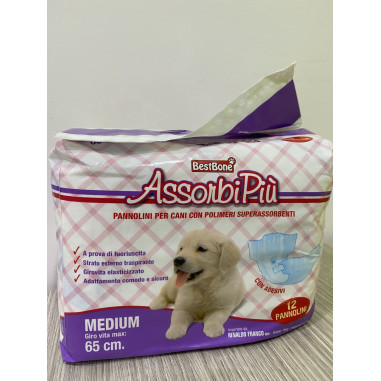 ASSORBIPIU' PANNOLINI PER CANI M Miglior Prezzo