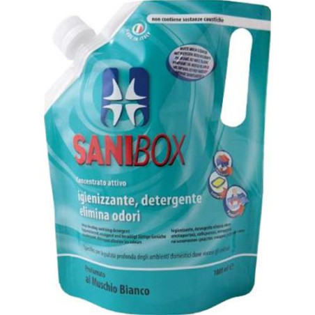 SANIBOX SANITIZING CLEANSER WHITE MUSK 1L, shop Online