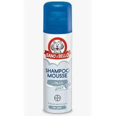 Sano E Bello Shampoo Mousse Cats Talcum Powder Scent 200ml