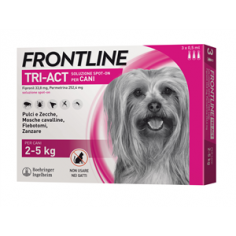 Frontline tri-act 2/5 kg (3pipette) Antiparasitic for dogs