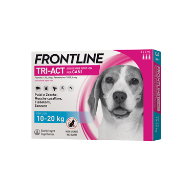 Frontline tri-act 10/20 kg (3pipette) Antiparasitic for dogs