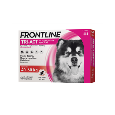 Frontline tri-act 40/60 kg (3pipette) Antiparasitic for dogs