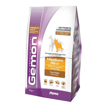 MONGE GEMON MEDIUM ADULT POLLO 3KG Miglior Prezzo