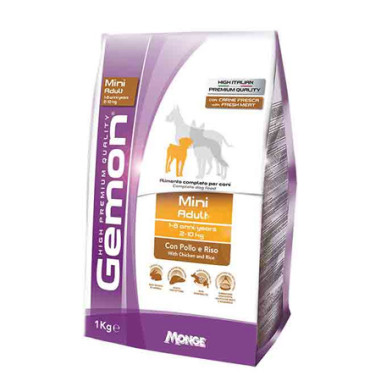 MONGE GEMON MINI ADULT CHICKEN AND RICE 3KG, shop Online