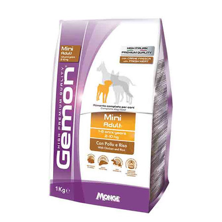 MONGE GEMON MINI ADULT POLLO E RISO 3KG Miglior Prezzo