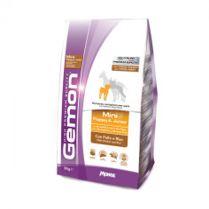 MONGE GEMON MINI PUPPY & JUNIOR CHICKEN & RICE 3KG, shop Online
