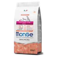 MONGE EX SMALL ADULT SALMONE 2,5KG Miglior Prezzo