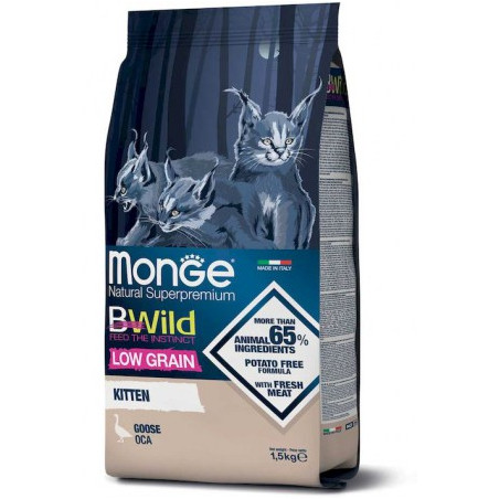 MONGE BWILD CAT KITTEN OCA 1,5KG Miglior Prezzo