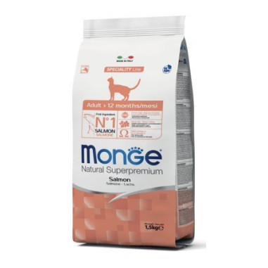 MONGE CAT MONO ADULT SALMONE 1,5KG Miglior Prezzo