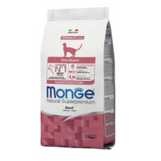 MONGE CAT NATURAL MONOPROTEIN STERILISED MANZO 1,5KG Miglior