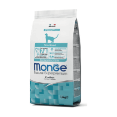 MONGE CAT NATURAL MONOPROTEIN STERILISED MERLUZZO 1,5KG Miglior
