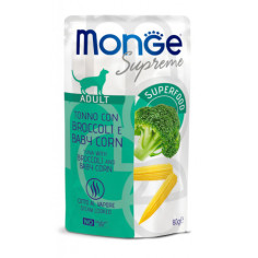 MONGE SUPREME ADULT TONNO BROCCOLI E BABY CORN 80GR Miglior