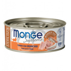 MONGE SUPREME STERILISED TONNO GRANCHO 80GR Miglior Prezzo