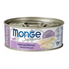 MONGE SUPREME STERILISED TONNO SPIGOLA 80G Miglior Prezzo