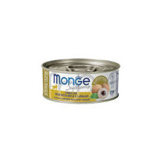 MONGE SUPREME STERILISED TUNA LONGAN RICE 80GR, shop Online
