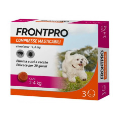 FRONTPRO 2-4 KG 3 ANTIPARASITIC TABLETS, shop Online