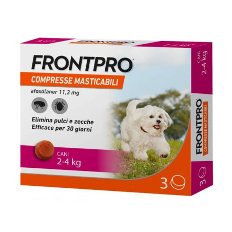 FRONTPRO 2-4 KG 3 ANTIPARASITIC TABLETS, shop Online