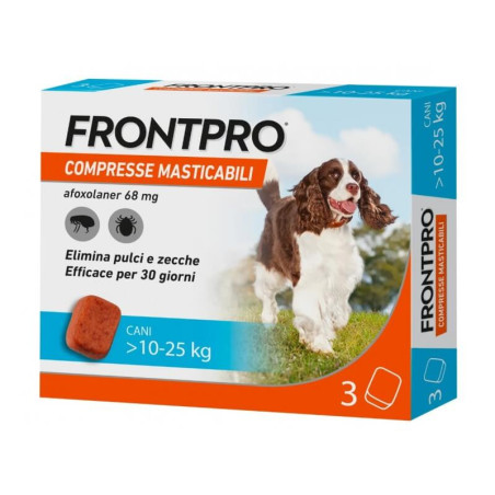 FRONTPRO 10-25 KG 3 ANTIPARASITIC TABLETS, shop Online