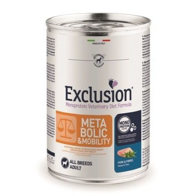 EXCLUSION CANE DIET METABOLIC MOBILITY ADULT MAIALE FIBRE 400GR