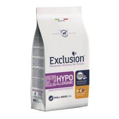 EXCLUSION DOG DIET HYPOALLERGENIC S ADULT DUCK POTATOES 2KG