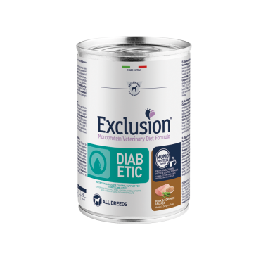 EXCLUSION CANE DIET DIABETIC ADULT MAIALE SORGO PISELLI 200GR