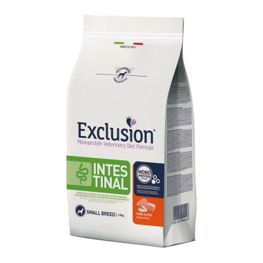 EXCLUSION DOG DIET INTESTINAL S ADULT PORK RICE 7KG, shop Online