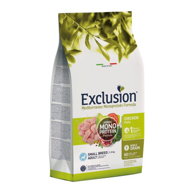 EXCLUSION CANE MEDITERRANEO MONOPROTEICO NOBLE GRAIN SMALL