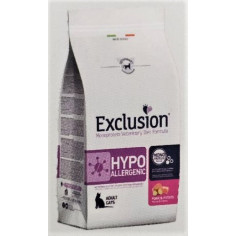 EXCLUSION GATTO DIET HYPOALLERGENIC ADULT MAIALE PATATE 1,5KG