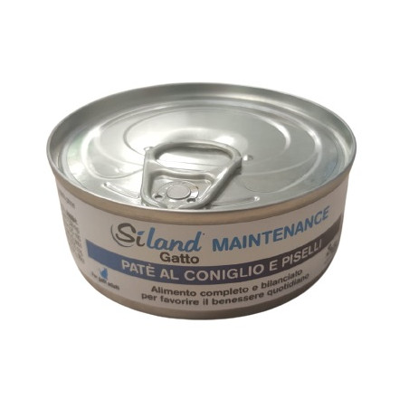 SILAND CAT MAINTENANCE RABBIT PÂTÉ PEAS 85GR (can), shop Online
