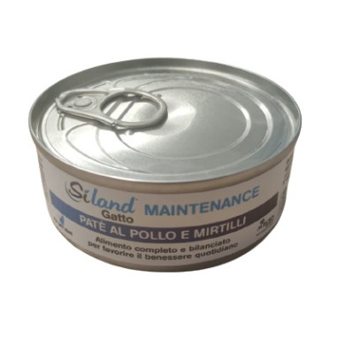 SILAND GATTO MAINTENANCE PATE' POLLO MIRTILLI 85GR (lattina)