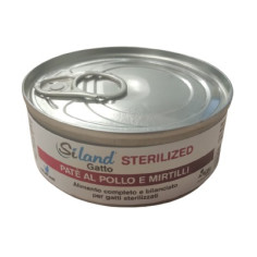 SILAND CAT STERILIZED CHICKEN PÂTÉ BLUEBERRIES 85GR (can), shop