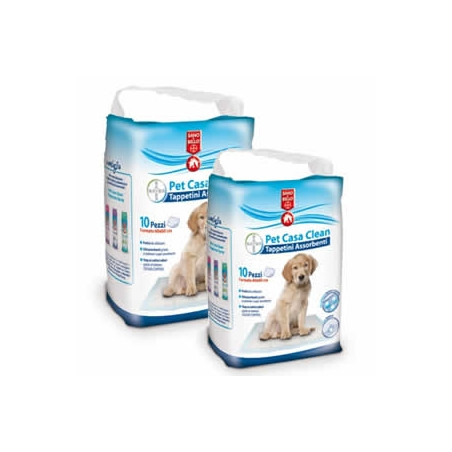 SANO E BELLO PET CASA CLEAN TAPPETINO ASSORBENTE 60x90CM 10PZ
