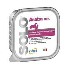DRN solo cane/gatto monoproteico anatra 100 gr Miglior Prezzo