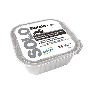 DRN solo cane/gatto monoproteico bufalo 100 gr Miglior Prezzo