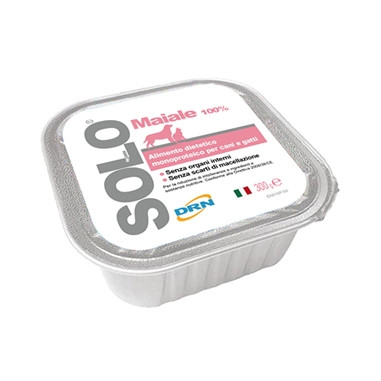 DRN solo cane/gatto monoproteico maiale 300 gr Miglior Prezzo