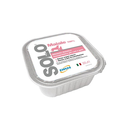 DRN solo cane/gatto monoproteico maiale 300 gr Miglior Prezzo