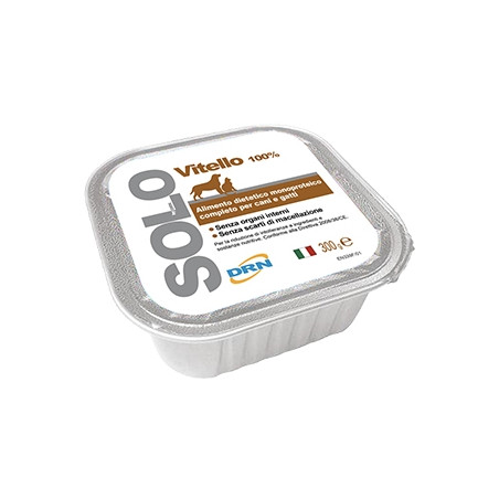 DRN solo cane/gatto monoproteico vitello 100 gr Miglior Prezzo