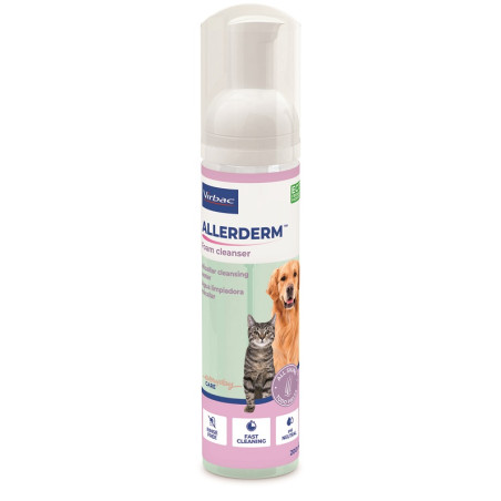 Allerderm dog/cat foam cleanser 200ml, shop Online