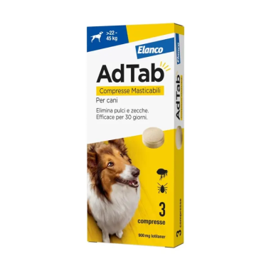 ADTAB FOR DOGS 22-45 KG 3 TABLETS, shop Online