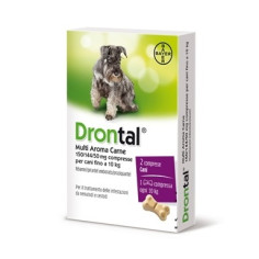 DRONTAL DOG ​​MULTI FLAVOUR MEAT 24tablets UP TO 10KG, shop