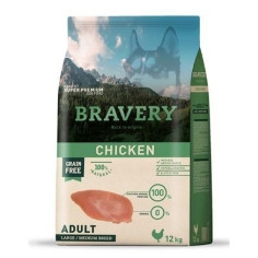 BRAVERY ADULT MEDIUM LARGE POLLO 12 KG Miglior Prezzo