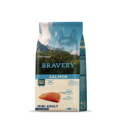 BRAVERY ADULT SMALL SALMONE 7KG Miglior Prezzo