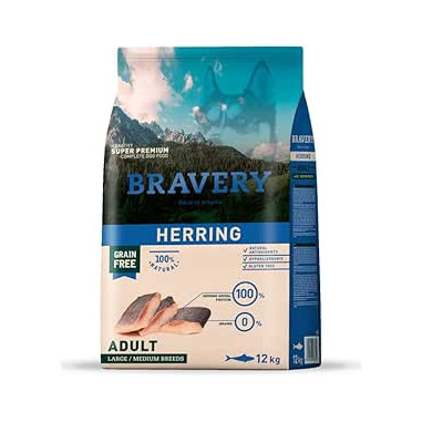 BRAVERY ADULT MEDIUM MAXI HERRING 4KG, shop Online